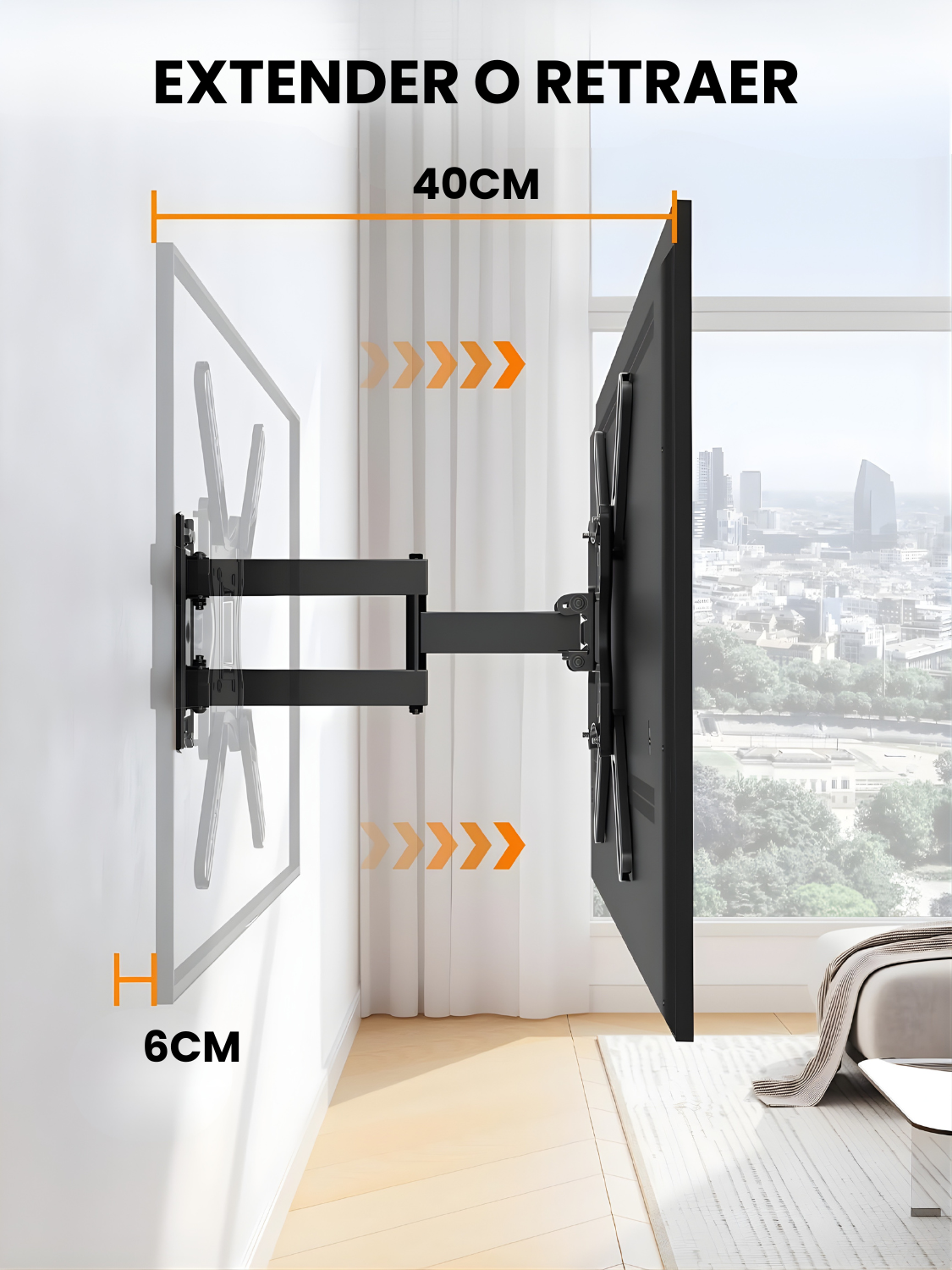 FlatSure™. Base Soporte Para Tv De 14" Hasta 55"