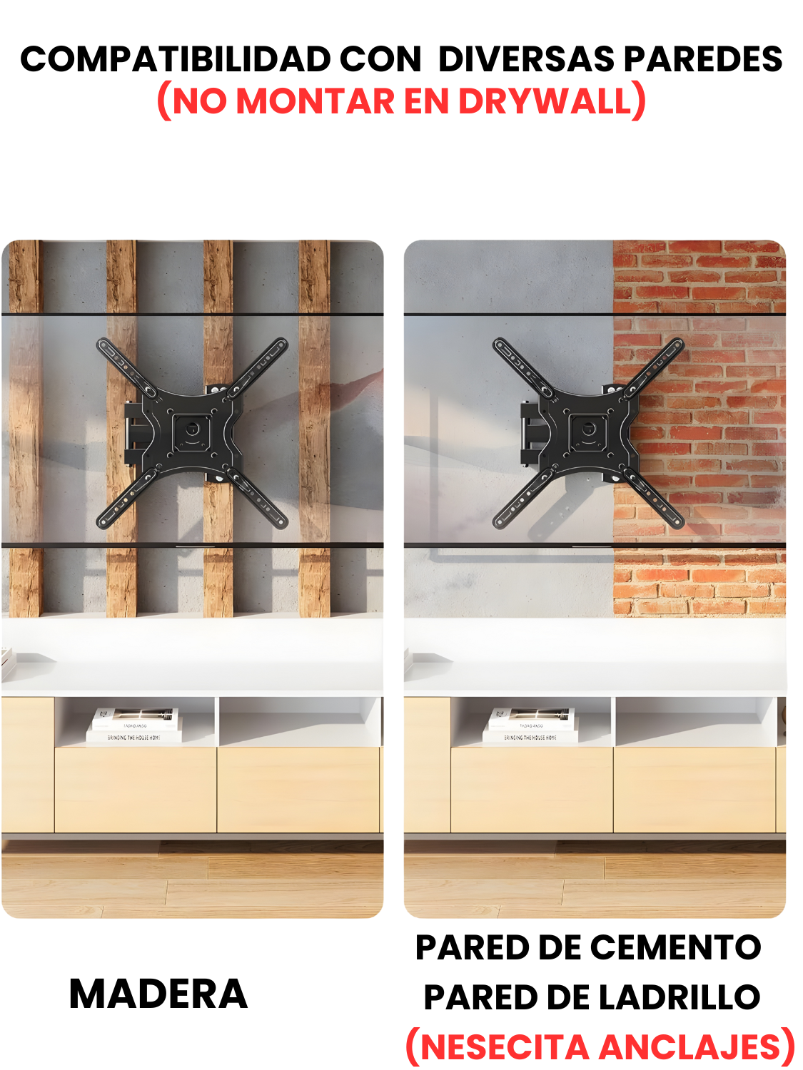 FlatSure™. Base Soporte Para Tv De 14" Hasta 55"