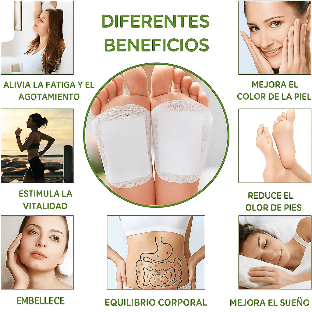 2 Cajas Parches Kinoki Detox Para Pies
